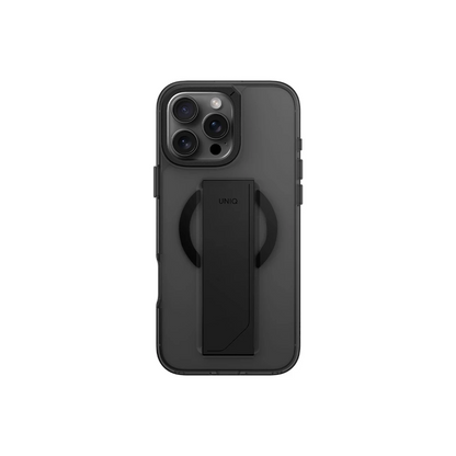 Uniq Apple iPhone 16 Pro Max Heldro Max Magsafe Standlı Kapak - Siyah