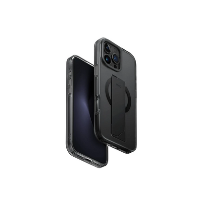 Uniq Apple iPhone 16 Pro Max Heldro Max Magsafe Standlı Kapak - Siyah
