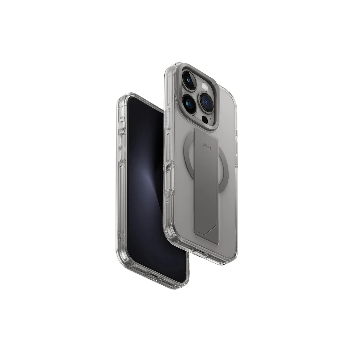 Uniq Apple iPhone 16 Pro Max Heldro Max Magsafe Standlı Kapak - Titan Gri