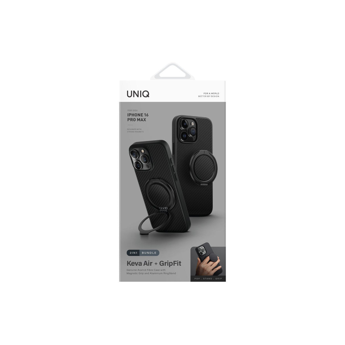 Uniq Apple iPhone 16 Pro Max Keva Air Magsafe Gripfit Premium Kılıf