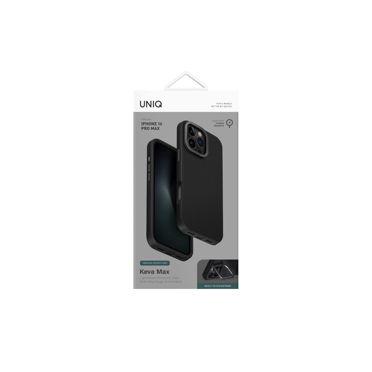 Uniq Apple iPhone 16 Pro Max Keva Max Karbon Magsafe Kapak