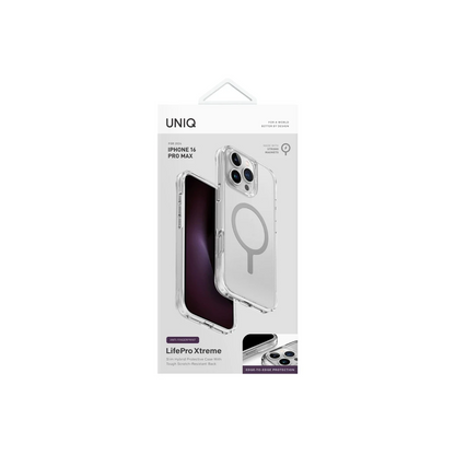 Uniq Apple iPhone 16 Pro Max LifePro Xtreme Magsafe Kapak - Şeffaf