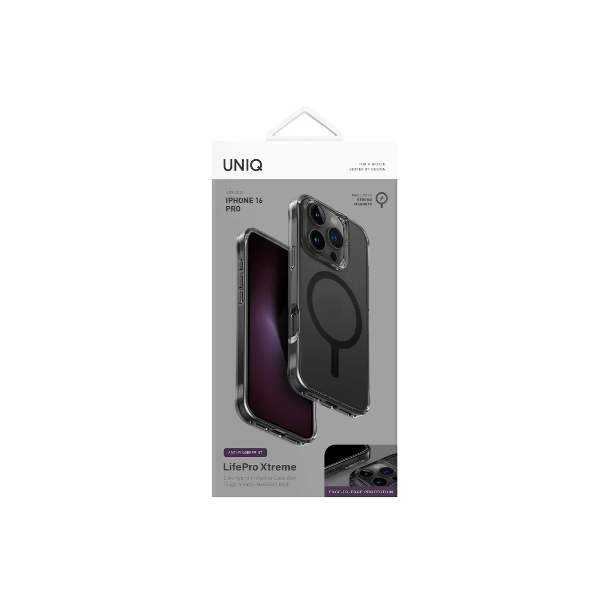 Uniq Apple iPhone 16 Pro Max LifePro Xtreme Magsafe Kapak - Siyah