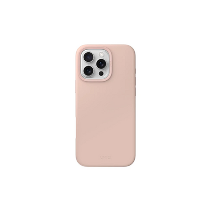 Uniq Apple iPhone 16 Pro Max Lino Hue Magsafe Kapak - Pembe