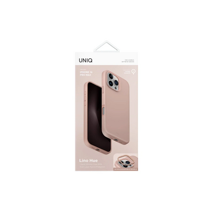 Uniq Apple iPhone 16 Pro Max Lino Hue Magsafe Kapak - Pembe