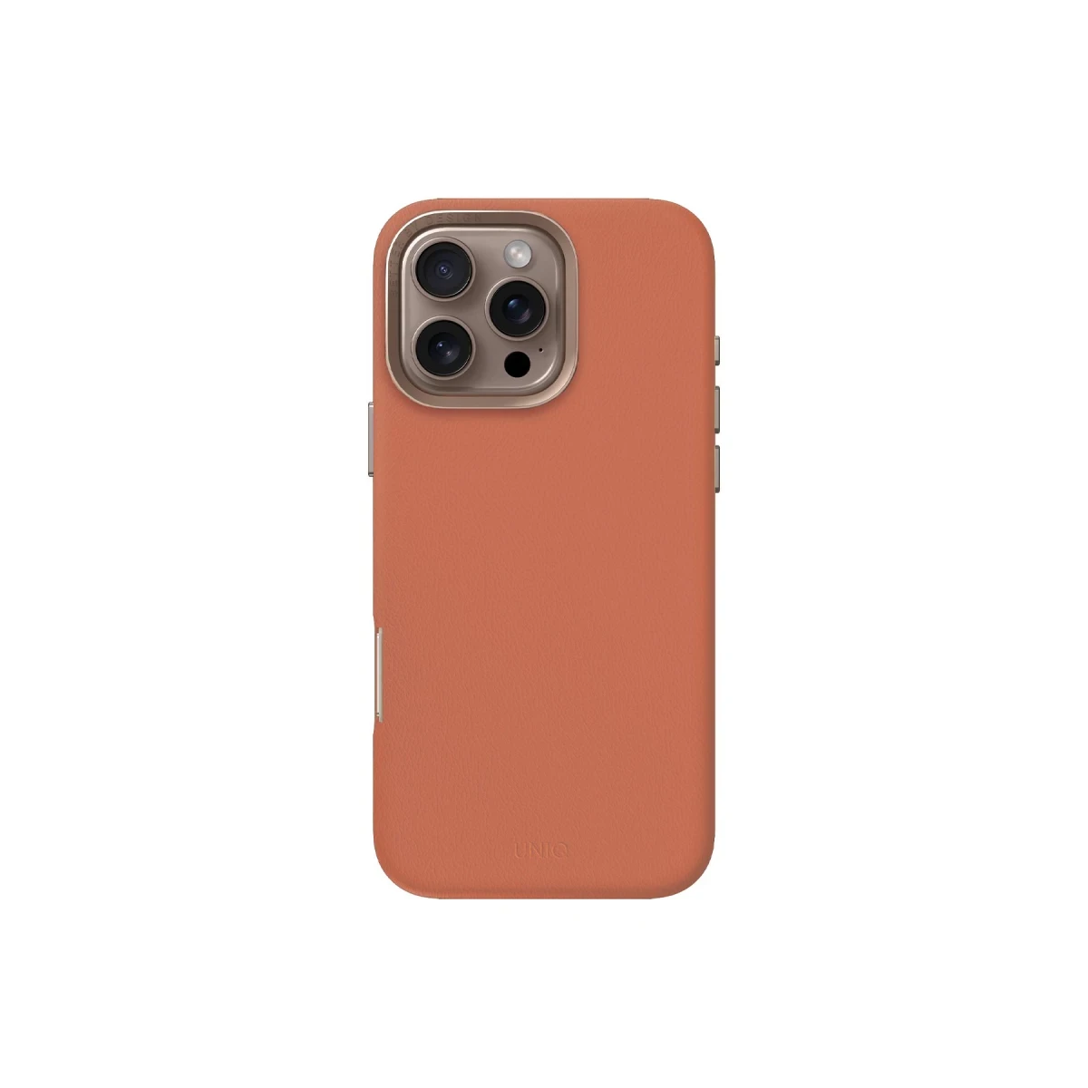 Uniq Apple iPhone 16 Pro Max Lyden Magsafe Deri Kapak - Turuncu