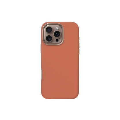 Uniq Apple iPhone 16 Pro Max Lyden Magsafe Deri Kapak - Turuncu