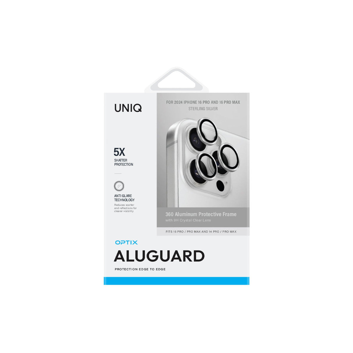 Uniq Apple iPhone 16 Pro Max Optix Alüminyum Kamera Lens Koruyucu