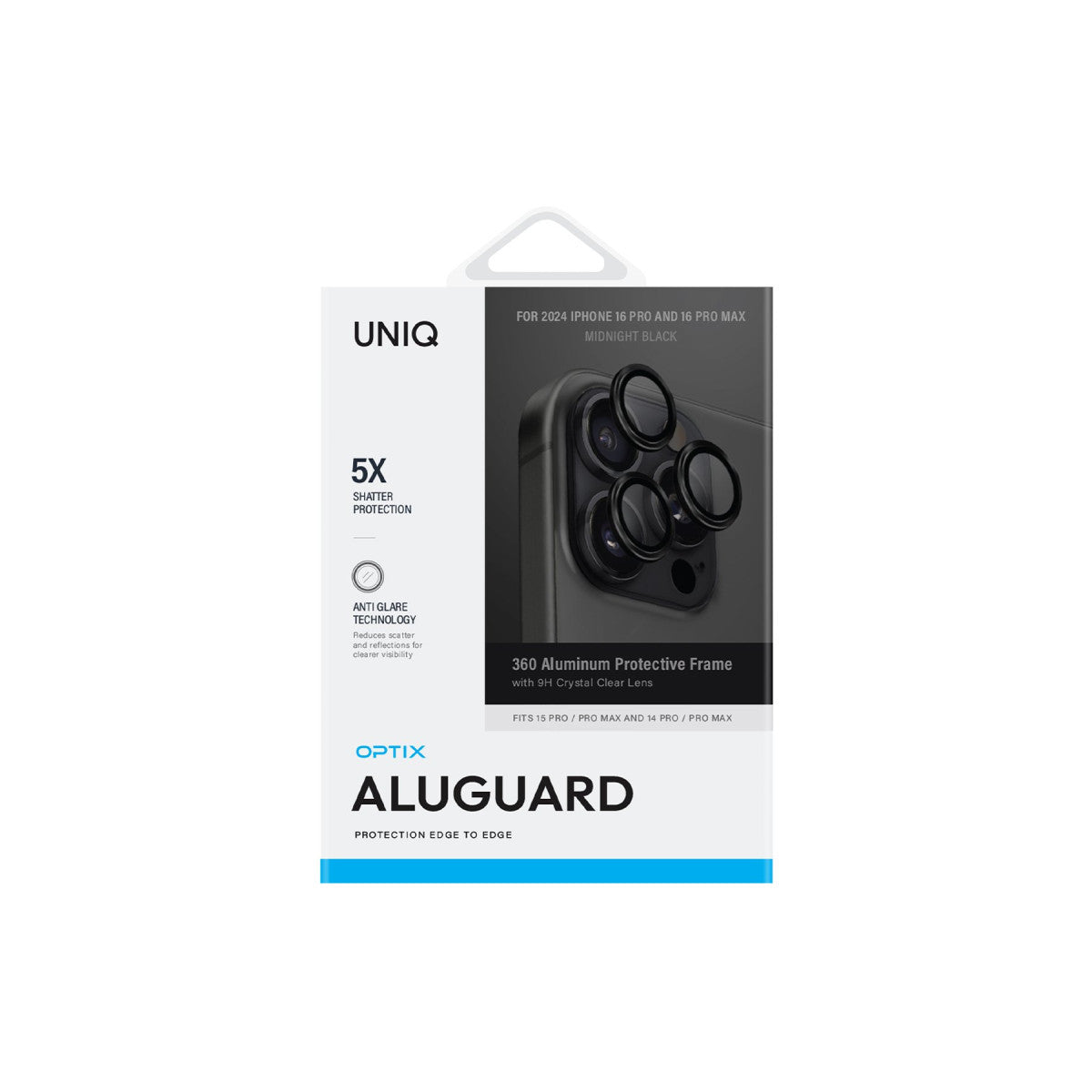 Uniq Apple iPhone 16 Pro Max Optix Alüminyum Kamera Lens Koruyucu