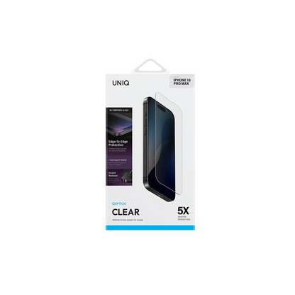 Uniq Apple iPhone 16 Pro Max Optix Clear Cam Ekran Koruyucu - Şeffaf