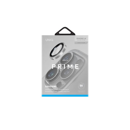 Uniq Apple iPhone 16 Pro Max Optix Çelik Çerçeveli Sapphire Kamera Lens Koruyucu
