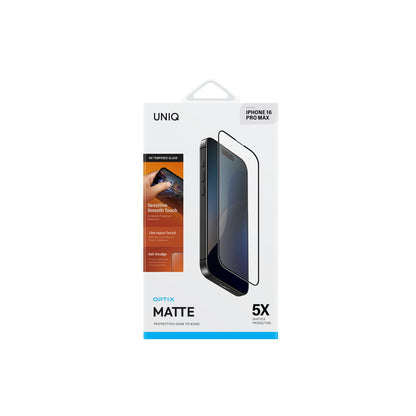 Uniq Apple iPhone 16 Pro Max Optix Mat Ekran Koruyucu