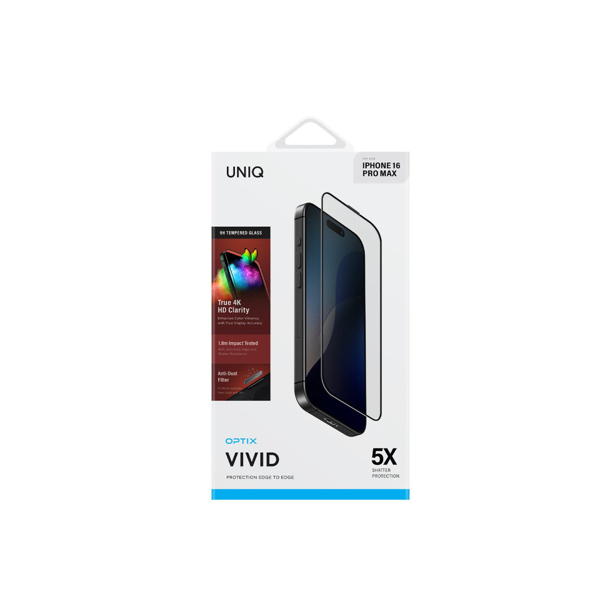 Uniq Apple iPhone 16 Pro Max Optix Vivid Cam Ekran Koruyucu