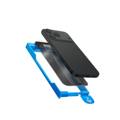 Uniq Apple iPhone 17 Optix Exofit Privacy Applicator Cam Ekran Koruyucu