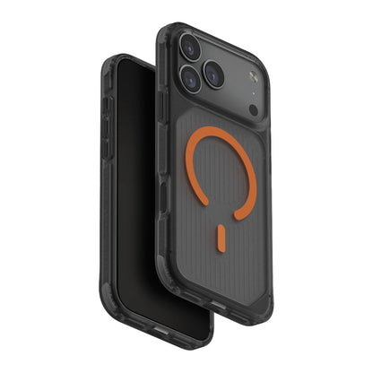Uniq Apple iPhone 17 Pro Combat Active Magsafe Kapak - Siyah-Turuncu