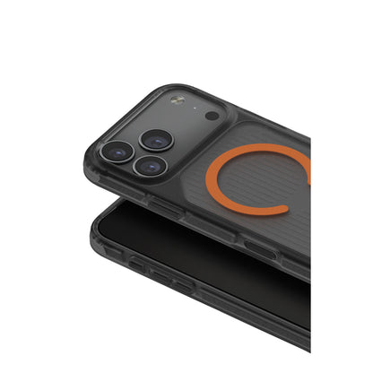 Uniq Apple iPhone 17 Pro Max Combat Active Magsafe Kapak - Siyah-Turuncu