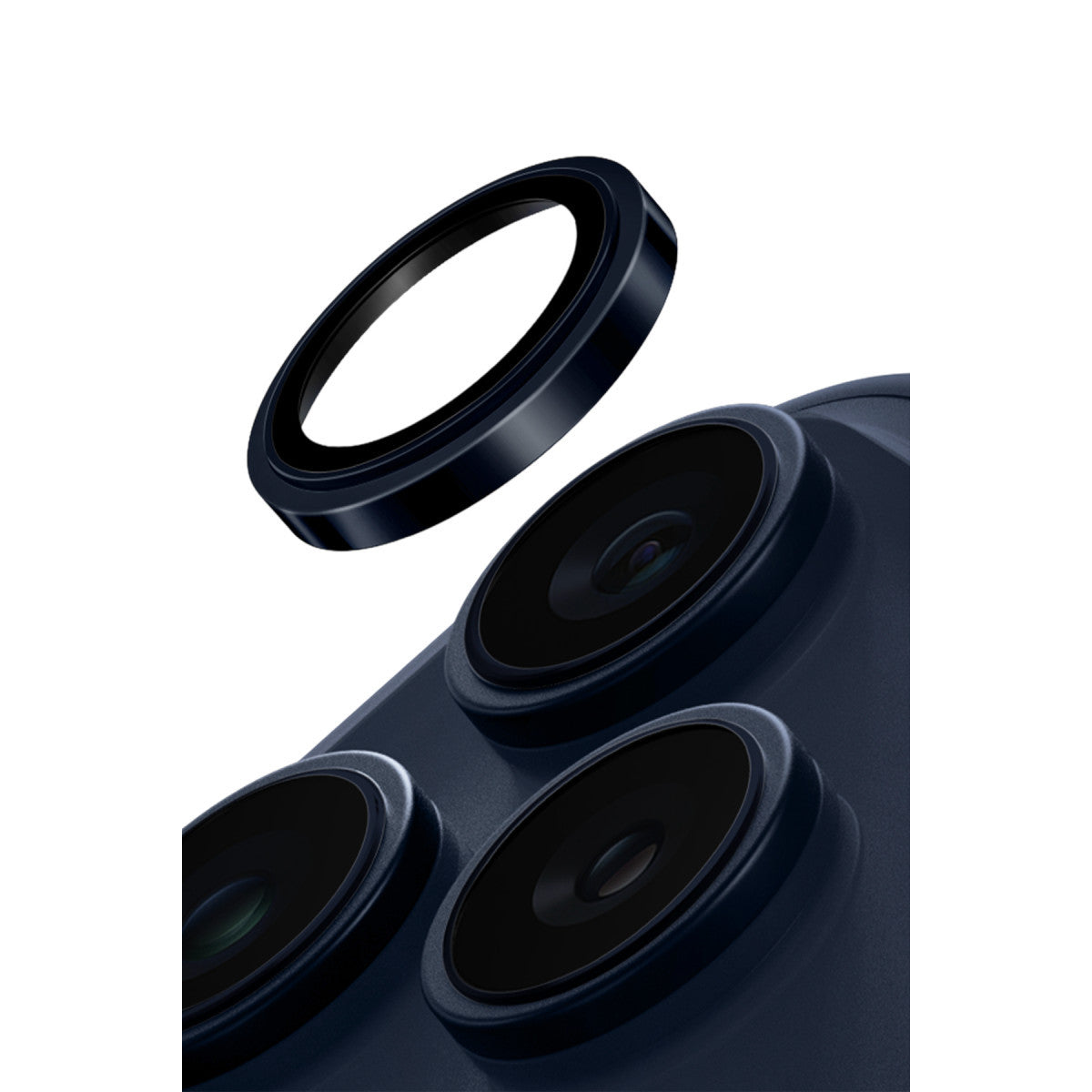 Uniq Apple iPhone 17 Pro Max Optix Çelik Çerçeveli Sapphire Kamera Lens Koruyucu