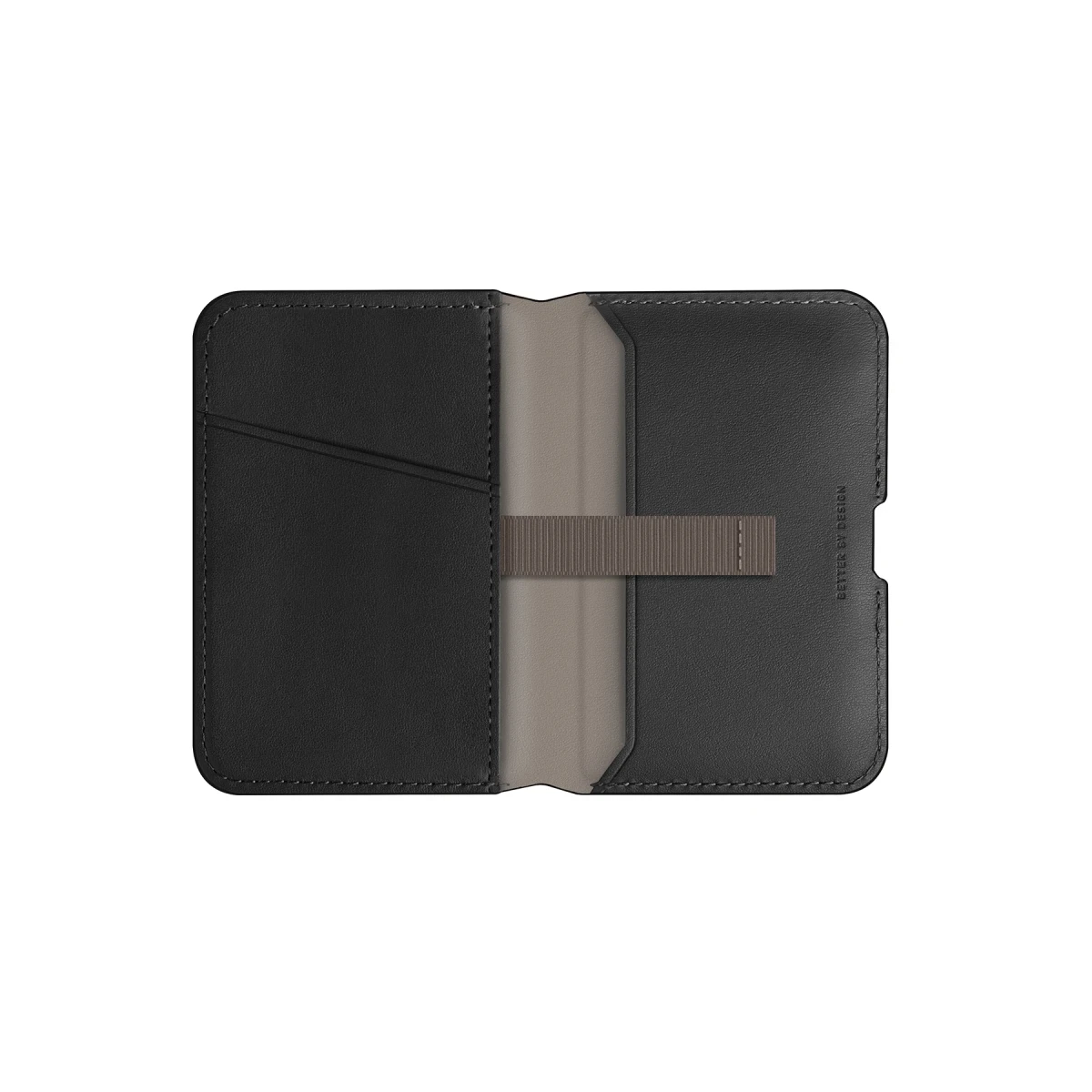 Uniq Lyden DS RFID-Block Manyetik Cüzdan - Siyah-Gri