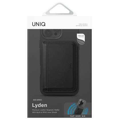 Uniq Lyden DS RFID-Block Manyetik Cüzdan - Yeşil-Bej