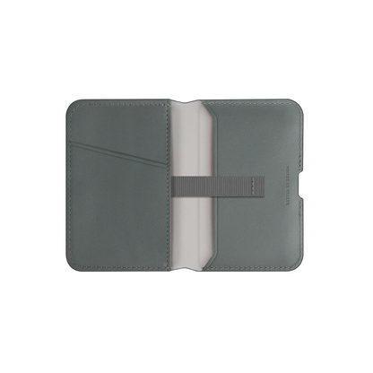 Uniq Lyden DS RFID-Block Manyetik Cüzdan - Yeşil-Bej