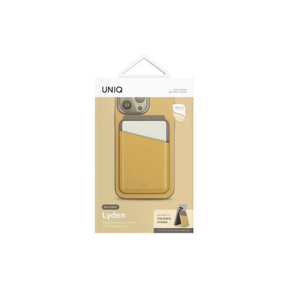 Uniq Lyden DS RFID-Block Manyetik Kartlıklı Stant - Sarı