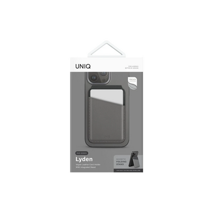Uniq Lyden DS RFID-Block Manyetik Kartlıklı Stant - Siyah
