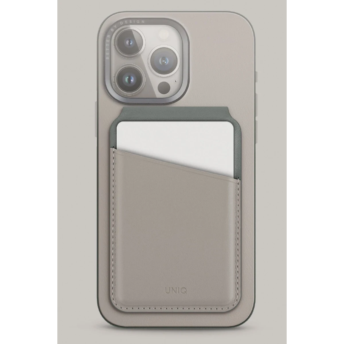 Uniq Lyden DS RFID-Block Manyetik Kartlıklı Stant - Siyah