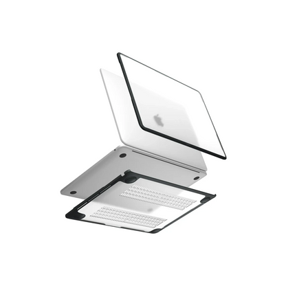 Uniq Apple Macbook Air 13 (2022) Venture Hybrid Macbook Kapak - Siyah