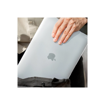 Uniq Apple Macbook Air 15 (2023) Claro Mat Macbook Kapak - Gri