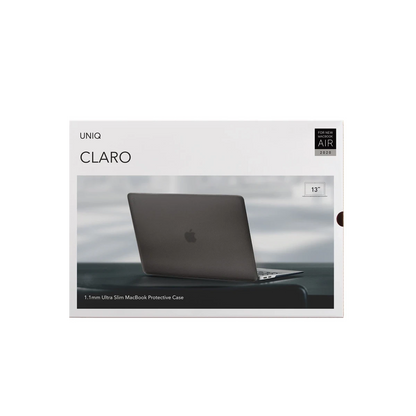 Uniq Apple Macbook Pro 13 2020 Husk Pro Claro Mat Macbook Kapak - Gri