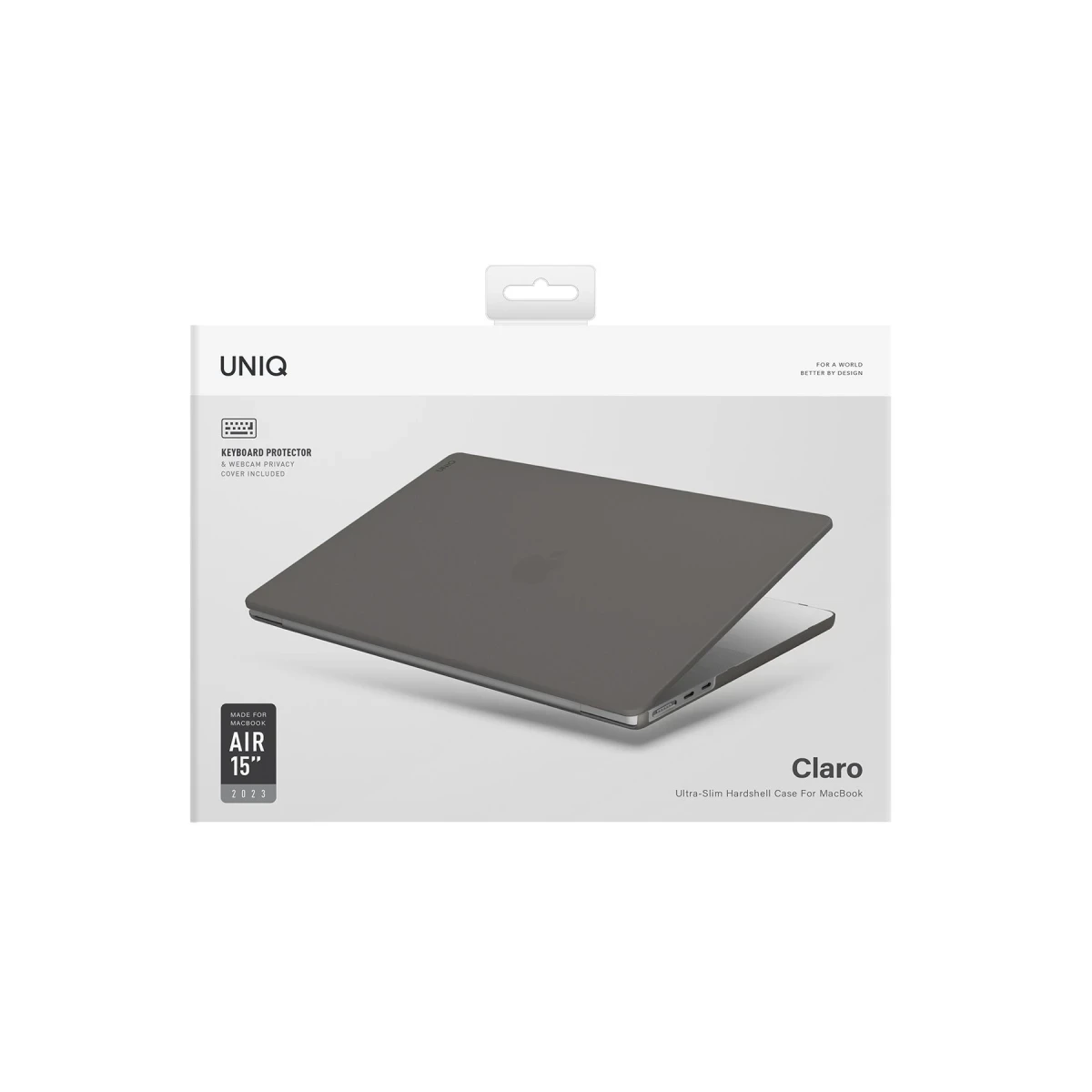 Uniq Apple Macbook Pro 14 (2021) Claro Mat Macbook Kapak - Gri