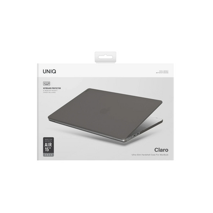 Uniq Apple Macbook Pro 14 (2021) Claro Mat Macbook Kapak - Gri