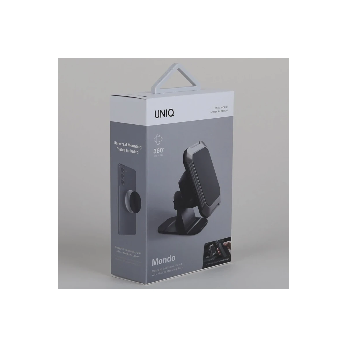 Uniq Mondo Manyetik 360 Dönen Holder - Siyah