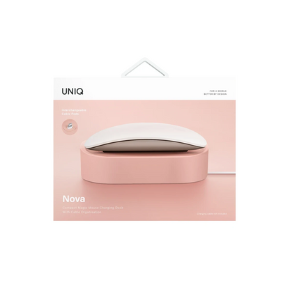 Uniq Nova Compact Magic Mouse Şarj İstasyonu - Pembe