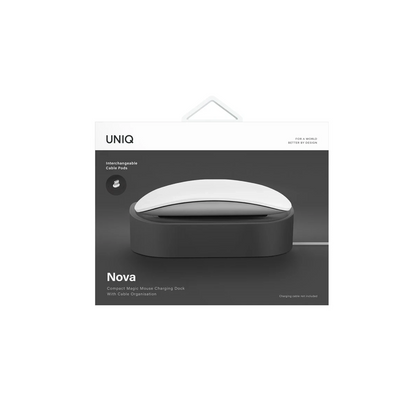 Uniq Nova Compact Magic Mouse Şarj İstasyonu - Siyah