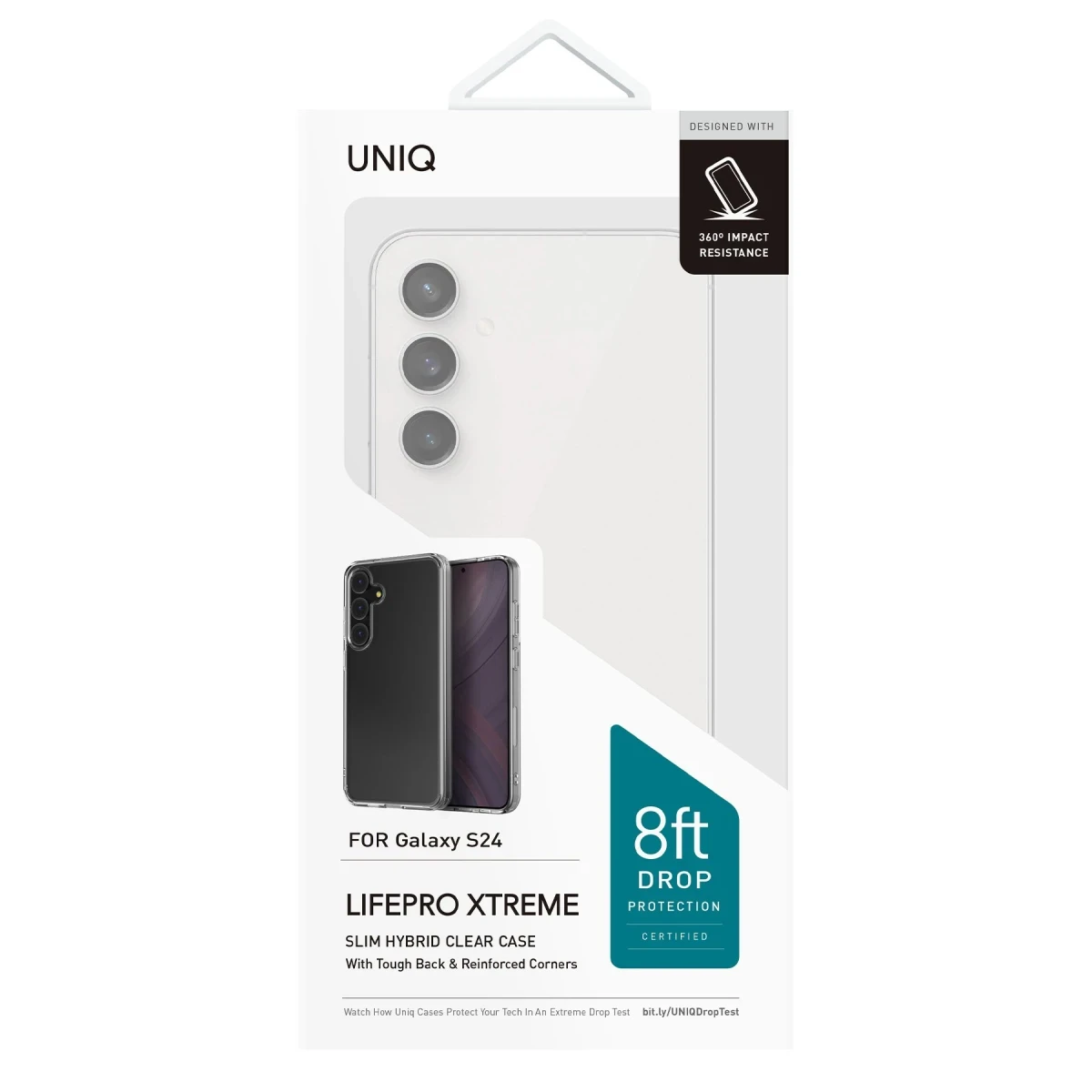 Uniq Samsung Galaxy S24 LifePro Xtreme Kapak - Şeffaf