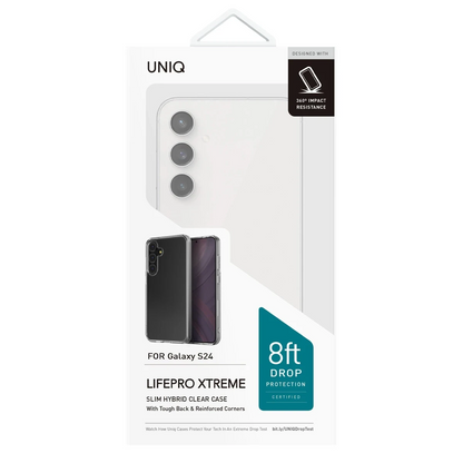 Uniq Samsung Galaxy S24 LifePro Xtreme Kapak - Şeffaf