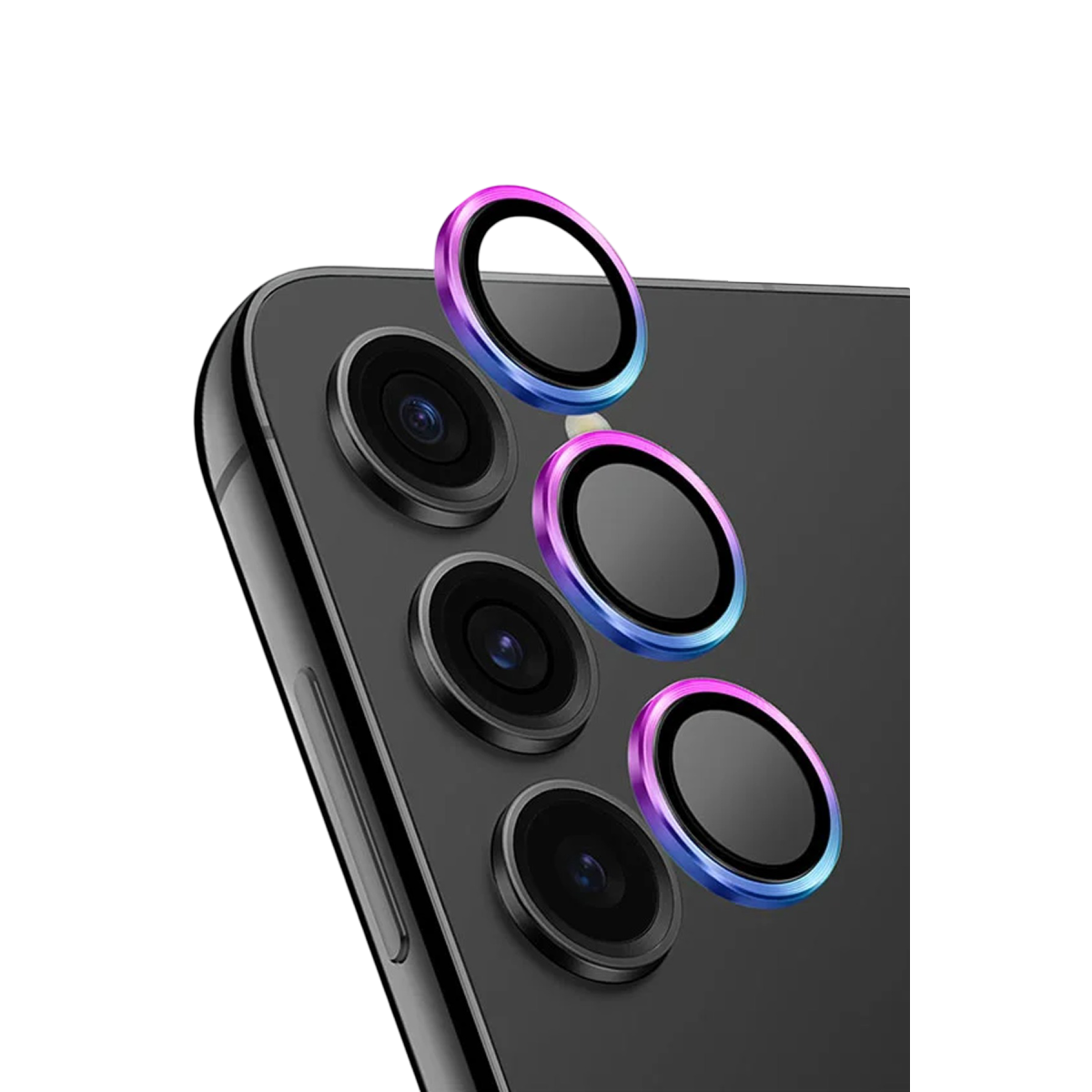 Uniq Samsung Galaxy S24 Plus Optix Alüminyum Kamera Lens Koruyucu
