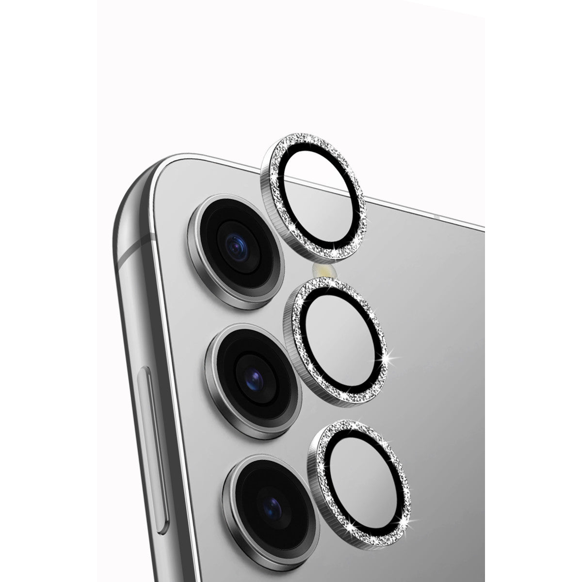 Uniq Samsung Galaxy S24 Plus Optix Simli Alüminyum Kamera Lens Koruyucu