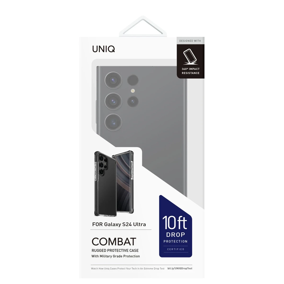 Uniq Samsung Galaxy S24 Ultra Combat Kapak - Siyah