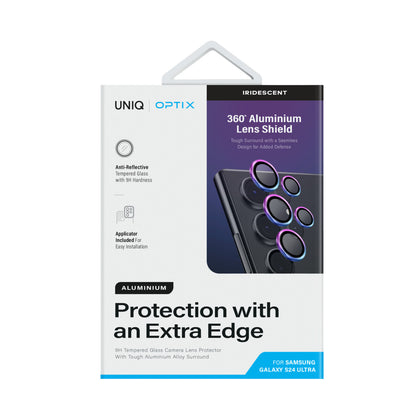 Uniq Samsung Galaxy S24 Ultra Optix Alüminyum Kamera Lens Koruyucu
