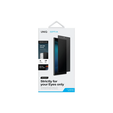 Uniq Samsung Galaxy S24 Ultra Optix Hayalet Ekran Koruyucu - Siyah