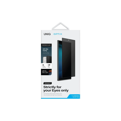 Uniq Samsung Galaxy S24 Ultra Optix Hayalet Ekran Koruyucu - Siyah