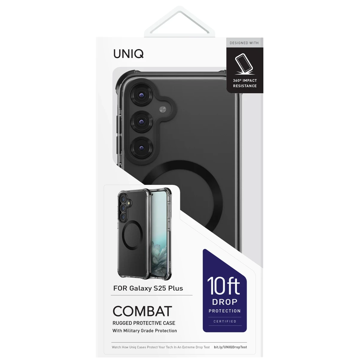 Uniq Samsung Galaxy S25 Combat Magsafe Kapak - Siyah