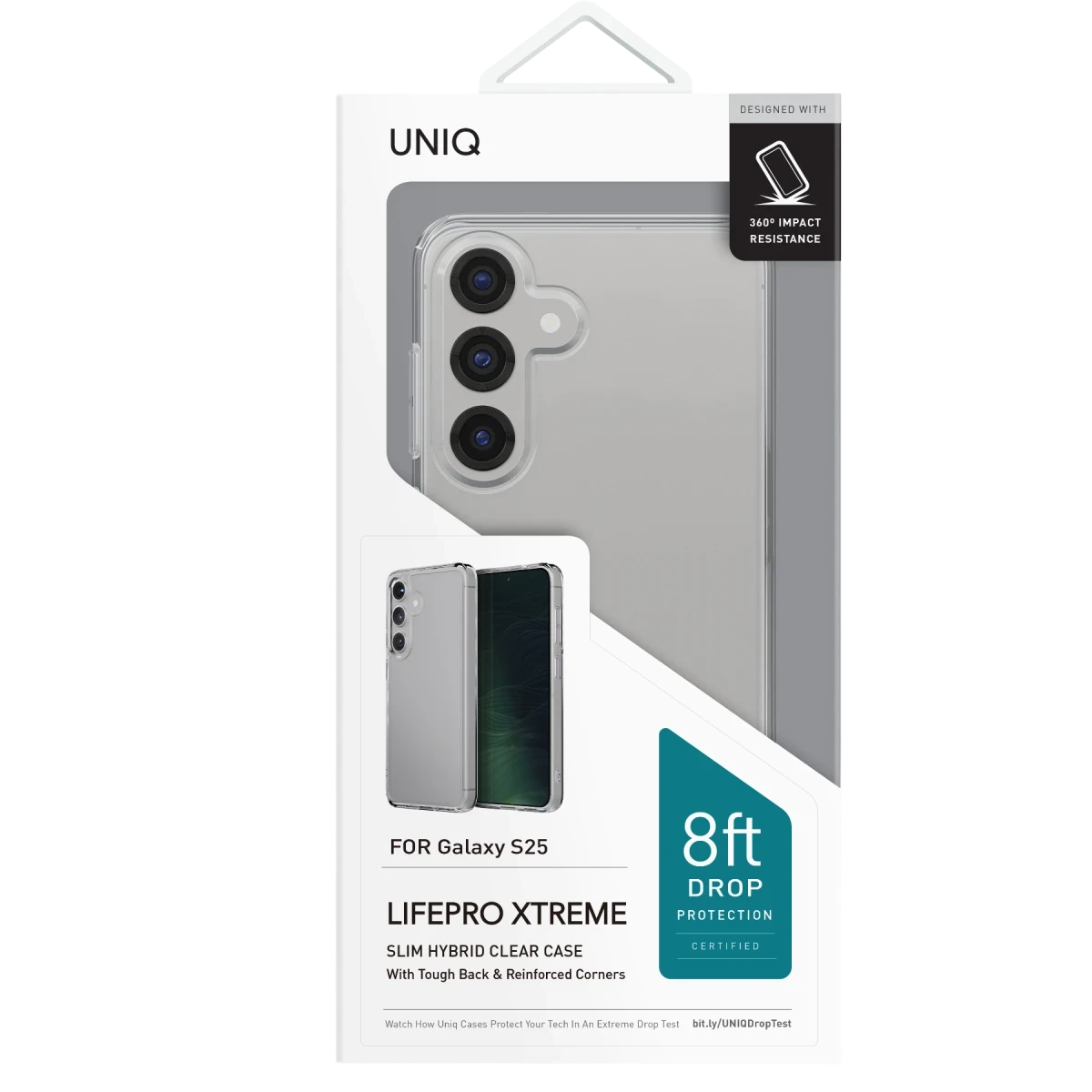 Uniq Samsung Galaxy S25 LifePro Xtreme Kapak - Şeffaf