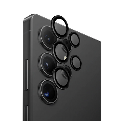 Uniq Samsung Galaxy S25 Ultra Optix Alüminyum Kamera Lens Koruyucu - Siyah