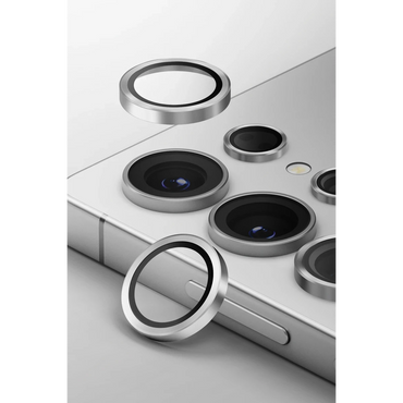 Uniq Samsung Galaxy S25 Ultra Optix Alüminyum Kamera Lens Koruyucu - Siyah