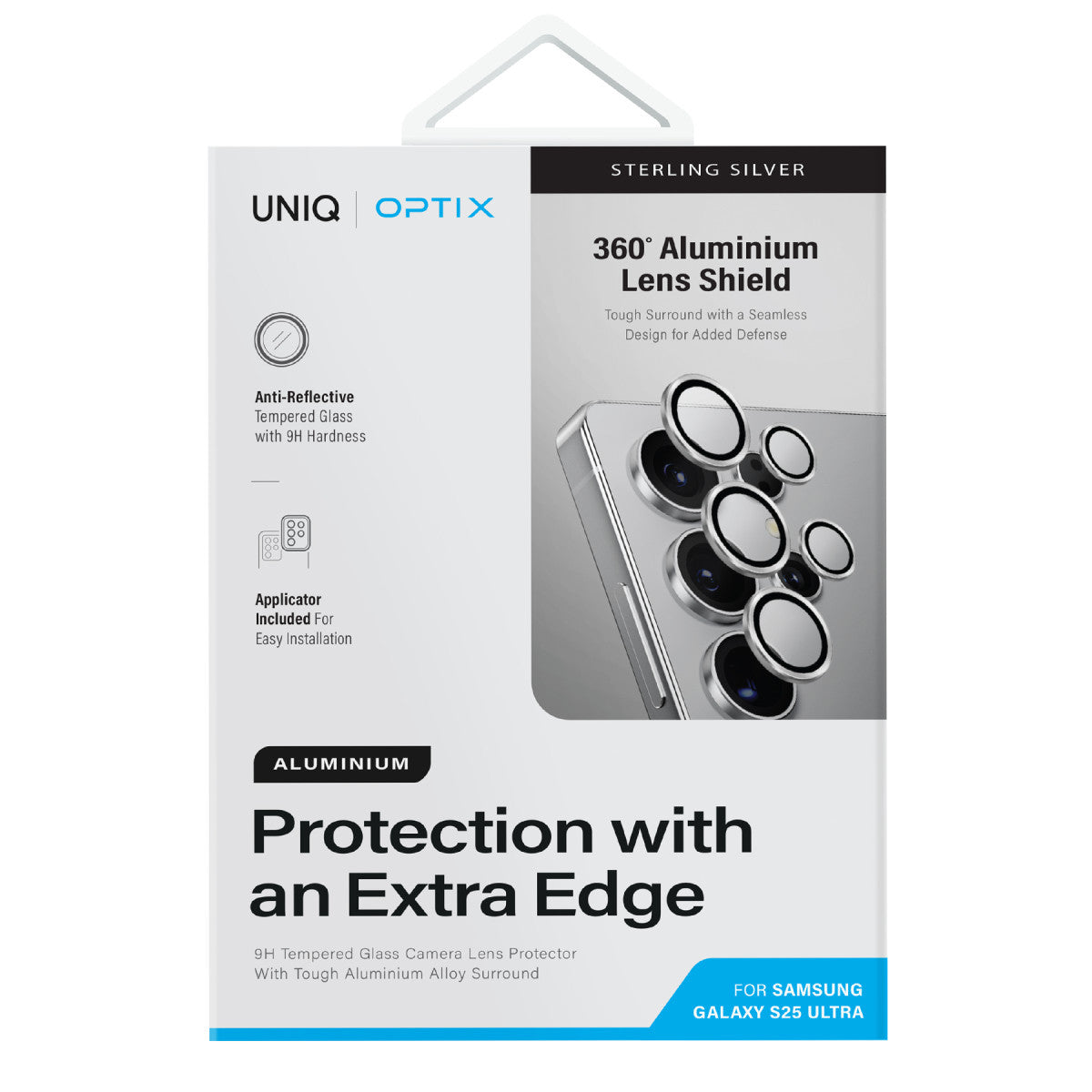 Uniq Samsung Galaxy S25 Ultra Optix Alüminyum Kamera Lens Koruyucu