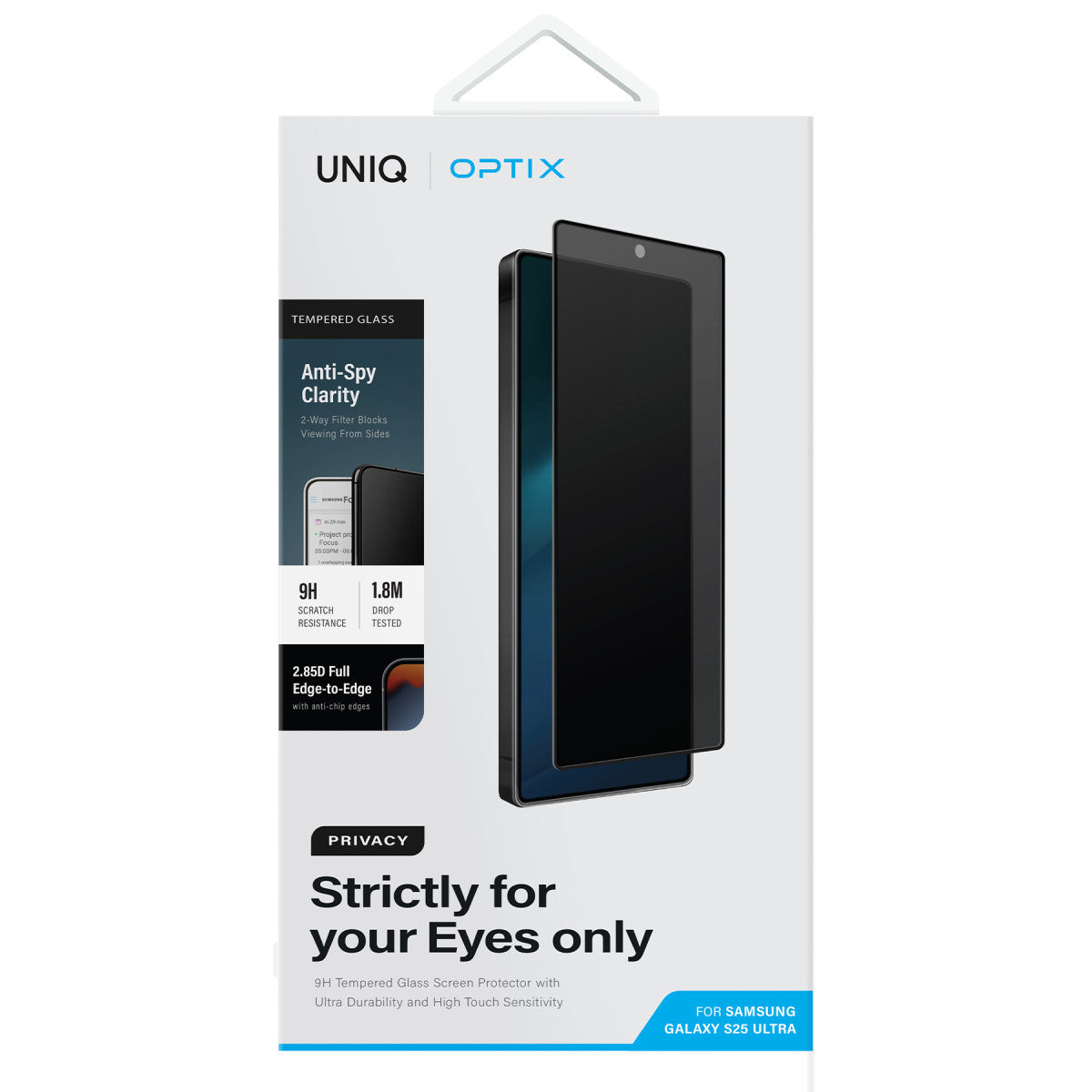 Uniq Samsung Galaxy S25 Ultra Optix Hayalet Ekran Koruyucu