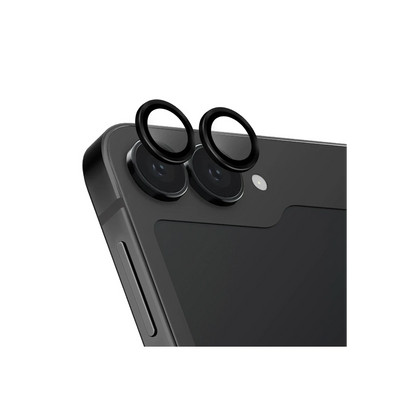 Uniq Samsung Galaxy Z Flip 6 Optix Alüminyum Kamera Lens Koruyucu - Siyah